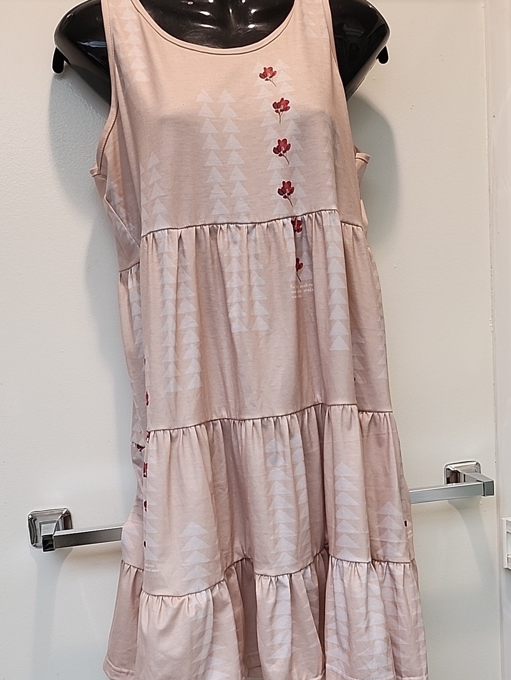 Hawaiian Tank Dress MAUNA geometric Pattern 'A'ali'i Oleo